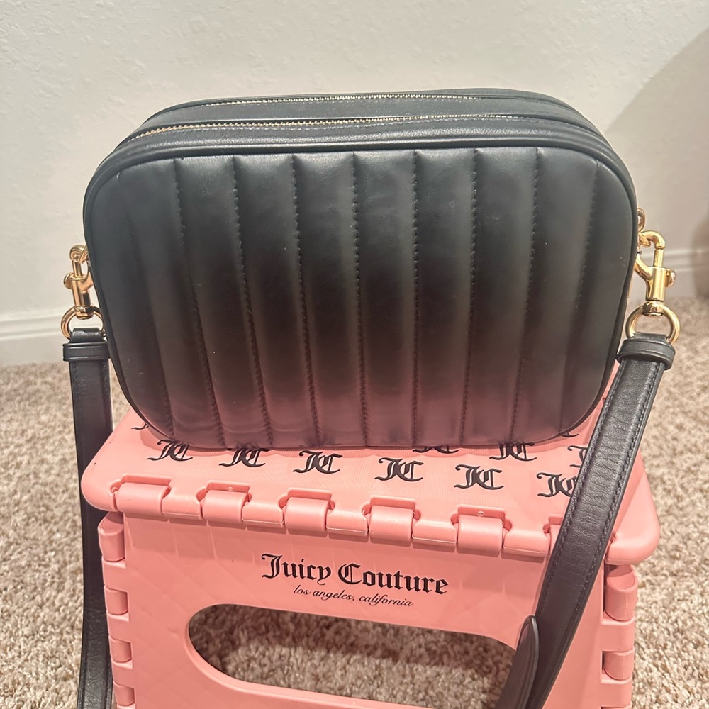 Coach Black Quilted Crossbody Bag - Picture 3 of 5